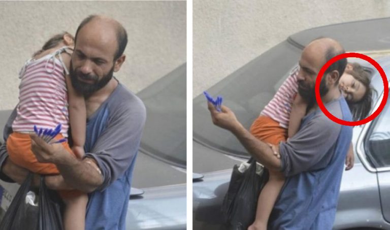 Disperato e con una figlia affamata, vendeva biro finché uno sconosciuto non scattò una foto a sua figlia e scoprì questo