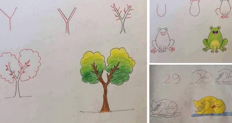 Insegna a tuo figlio a disegnare con l’aiuto dei numeri e delle lettere