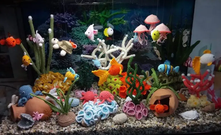 Un’artista italiana ha creato un meraviglioso acquario all’uncinetto