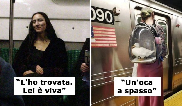 39 persone che hanno notato delle cose strane sulla metropolitana e hanno dovuto scattare una foto