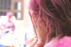 girl, cry, sad