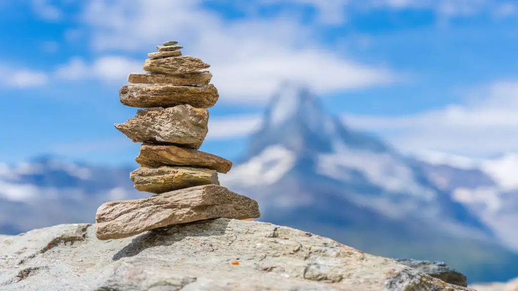 cairn, stone tower, balance