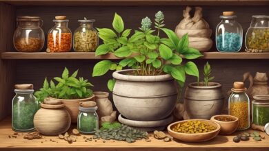 ai generated, medicinal plants, plants