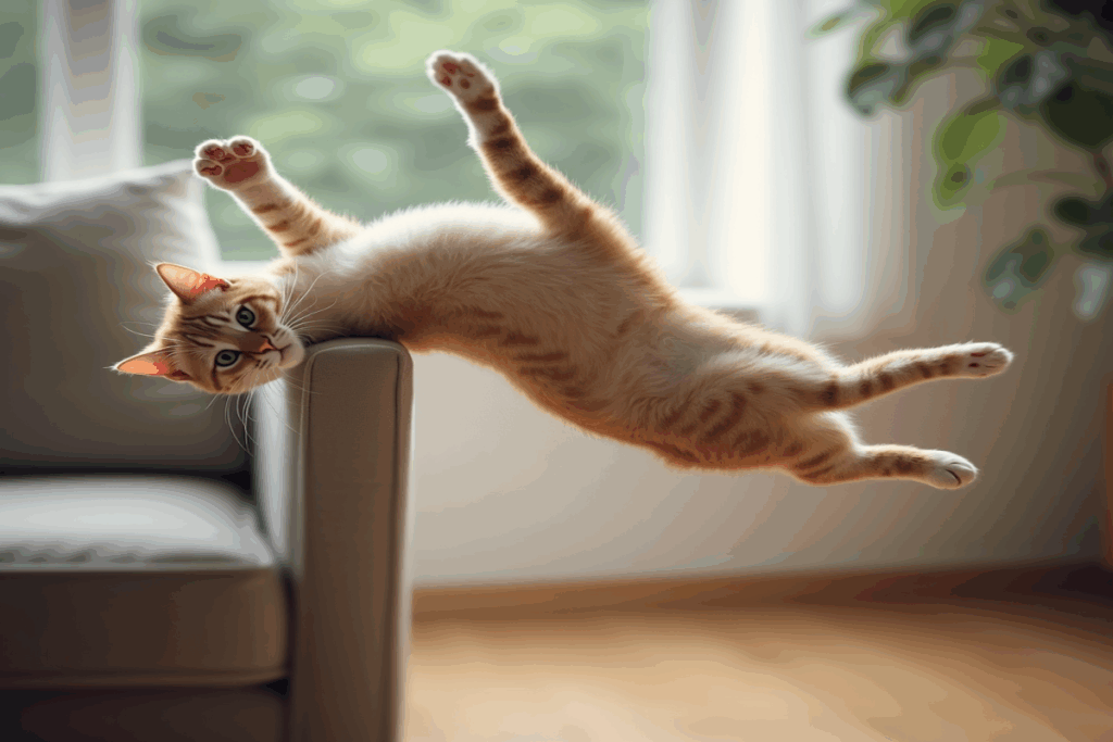 Perché i gatti atterrano sempre in piedi? Il mistero del riflesso di raddrizzamento e la scienza che sfida la gravità
