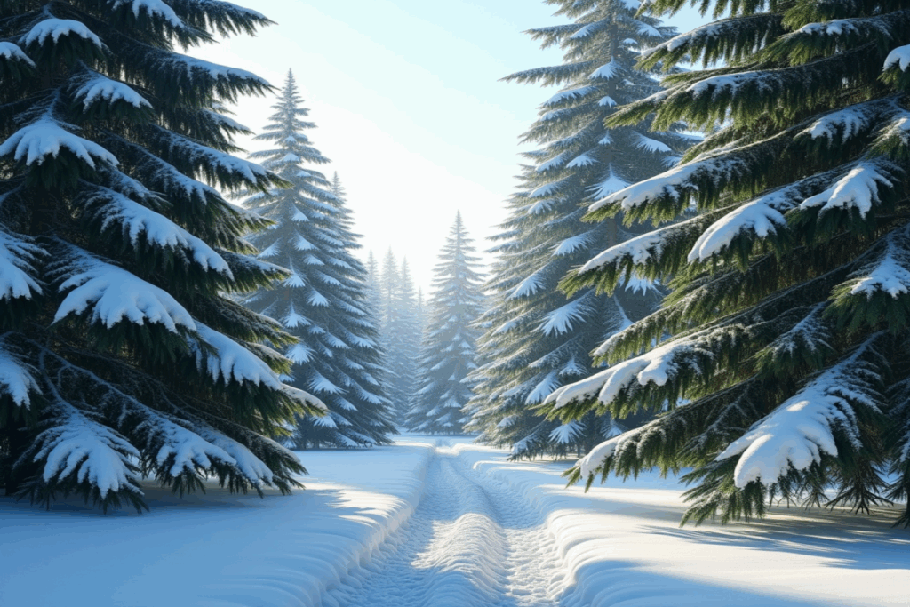 Perché gli alberi sempreverdi resistono al freddo: il ruolo della resina e delle foglie nella sopravvivenza all’inverno