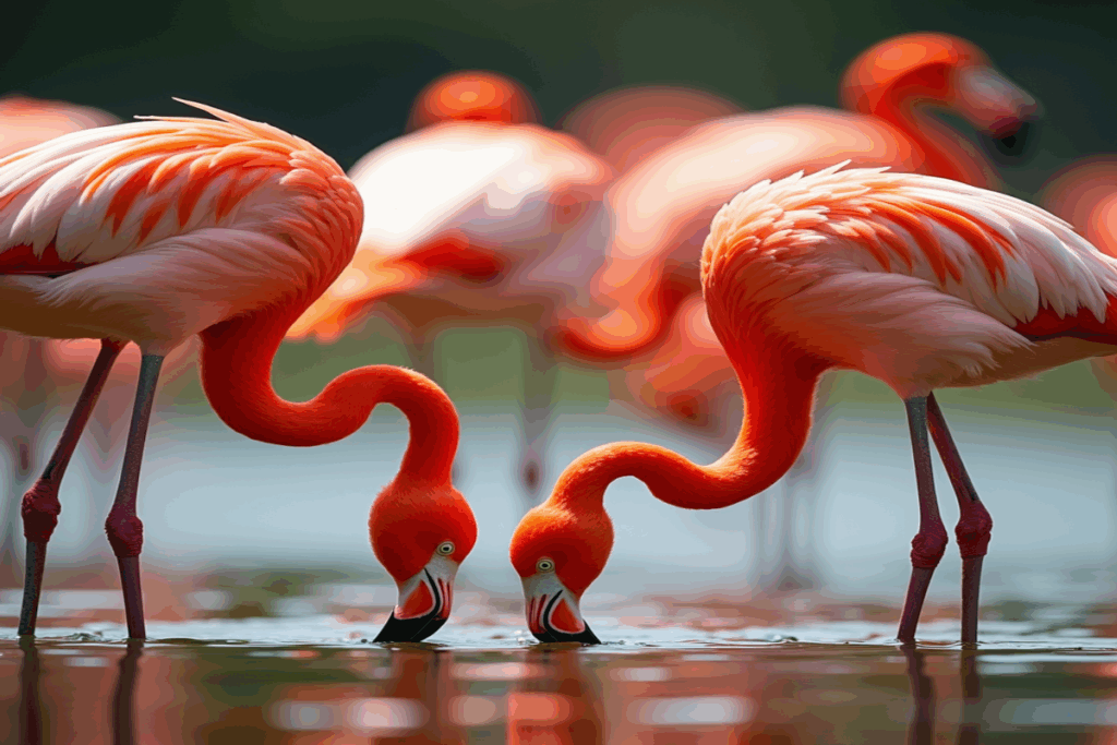 Perché i fenicotteri diventano rosa? Scopri il mistero dei pigmenti naturali che colorano le loro piume