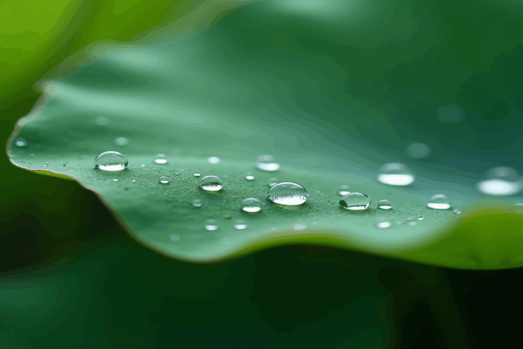 Perché le foglie di alcune piante respingono l’acqua? Scopri l’effetto loto e come rende autopulenti superfici naturali e artificiali