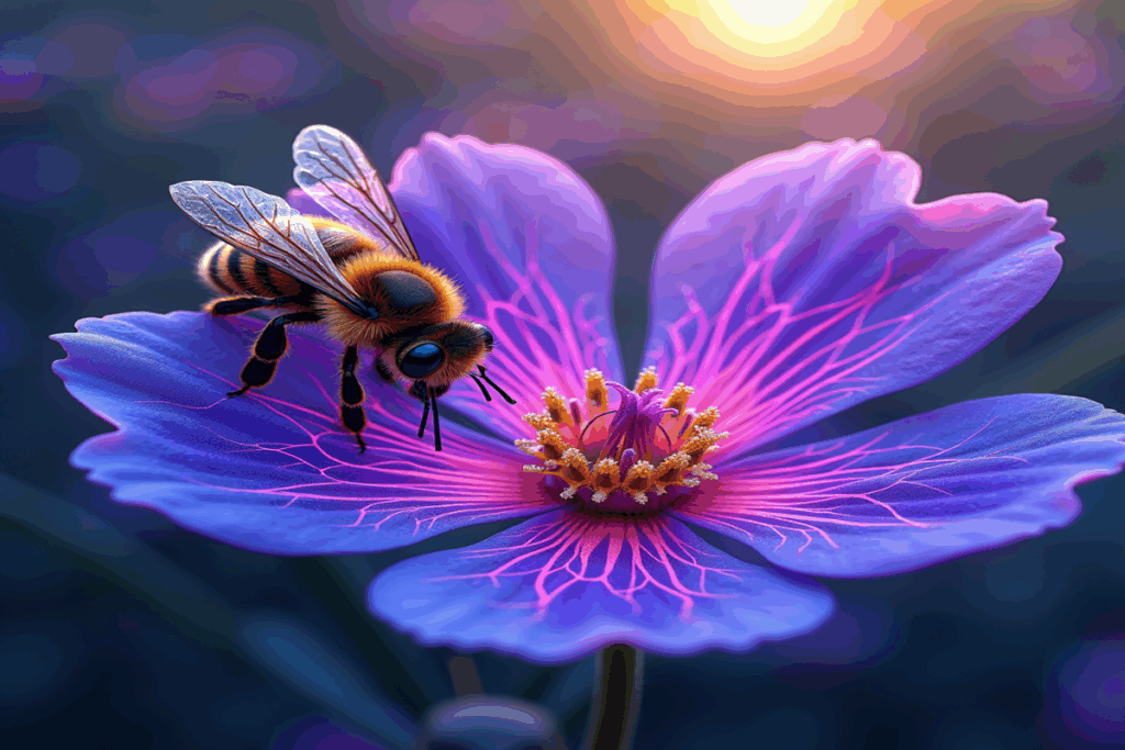 Perché le api vedono i fiori in modo diverso? Le sorprendenti scoperte sui colori ultravioletti nascosti nella natura