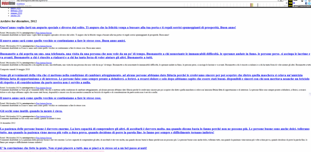 Verifica sulla Wayback Machine