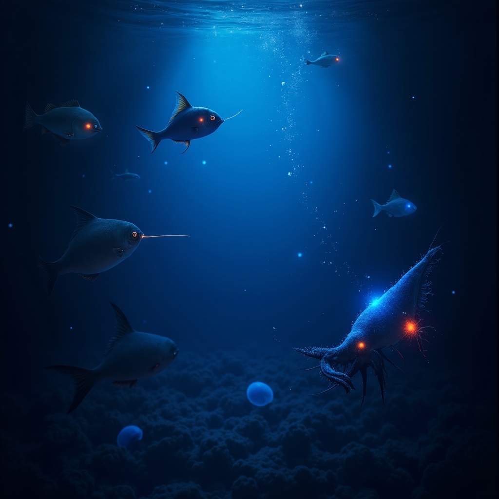 Pesci che si illuminano al buio il mistero della bioluminescenza e dei batteri luminosi negli abissi marini
