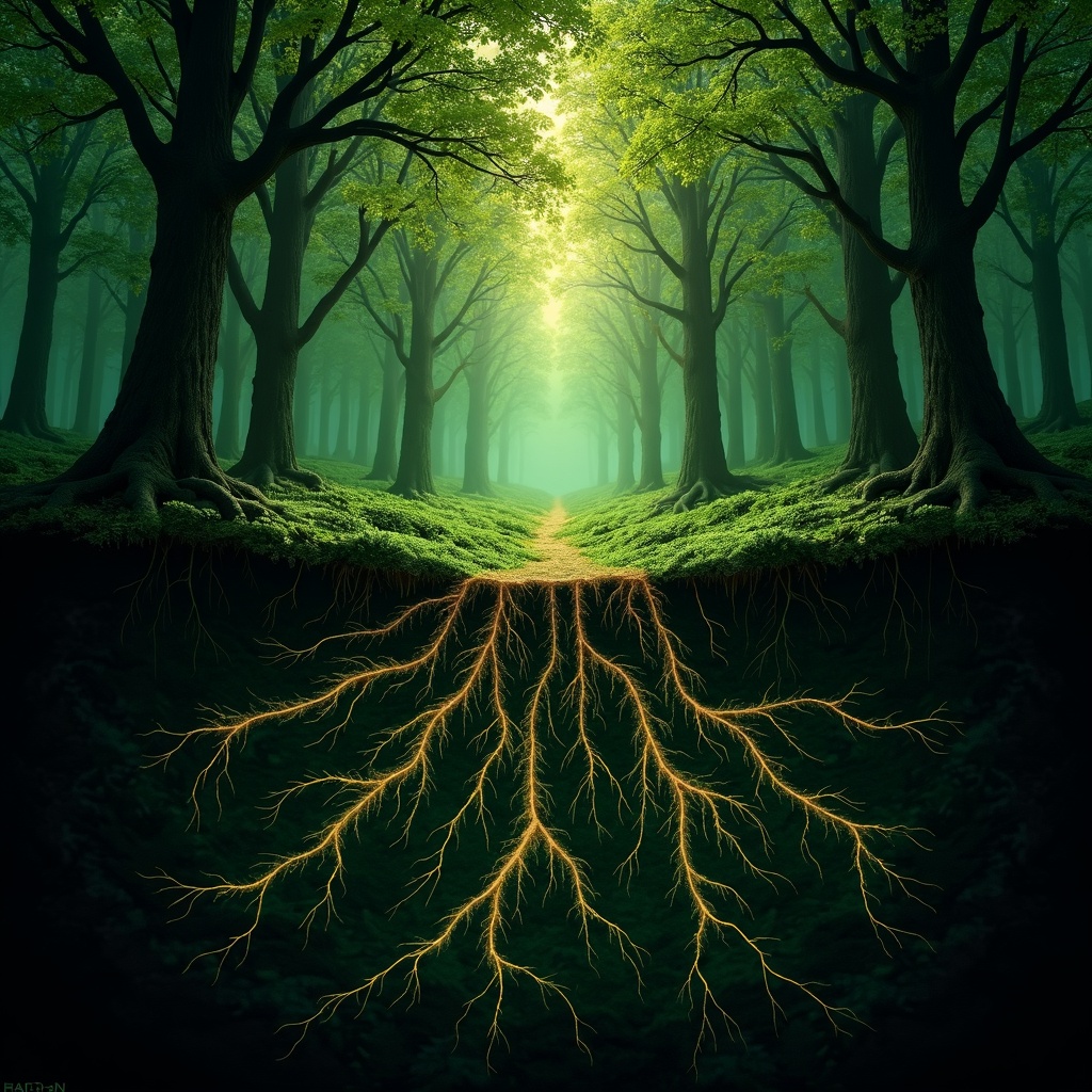 Il Wi-Fi segreto delle piante come gli alberi comunicano e si aiutano attraverso radici e funghi