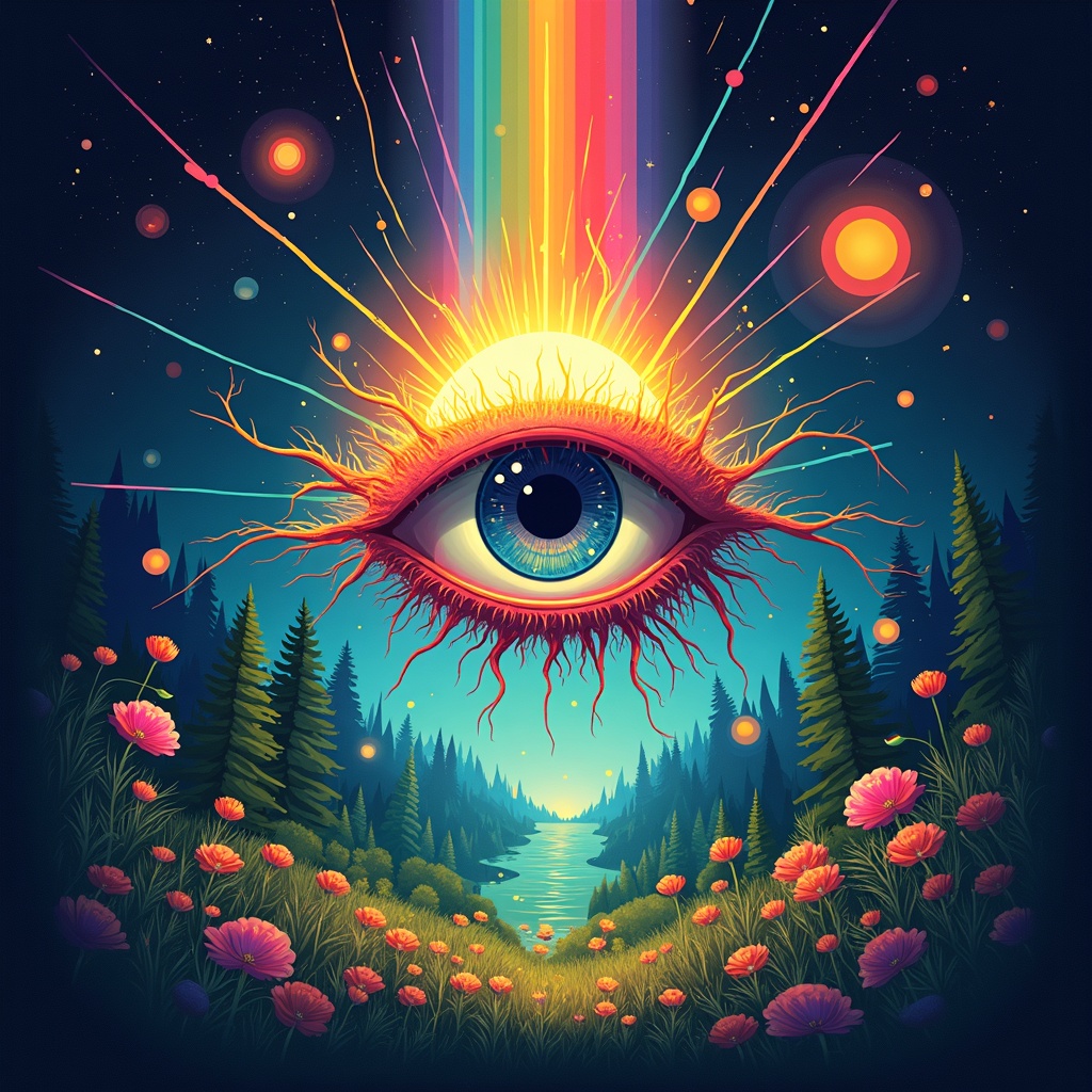 Come Gli Occhi Decifrano la Luce del Sole e Svelano i Colori Nascosti