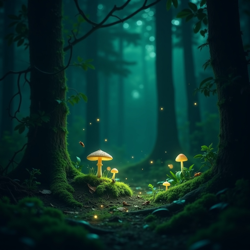 Bioluminescenza nei funghi: le affascinanti luci sotterranee e il loro misterioso linguaggio elettrico