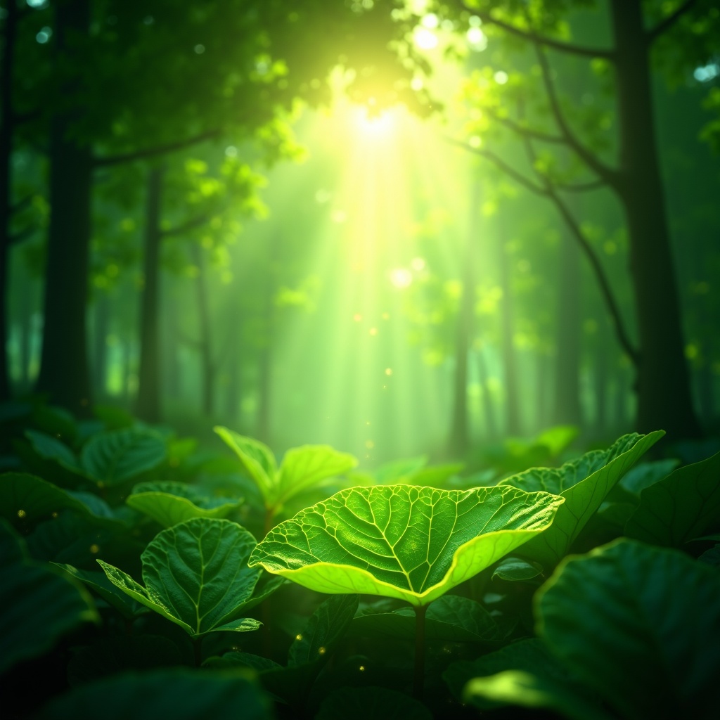 Fotosintesi e Magia Verde: Come le Foglie Trasformano la Luce del Sole in Vita ed Energia