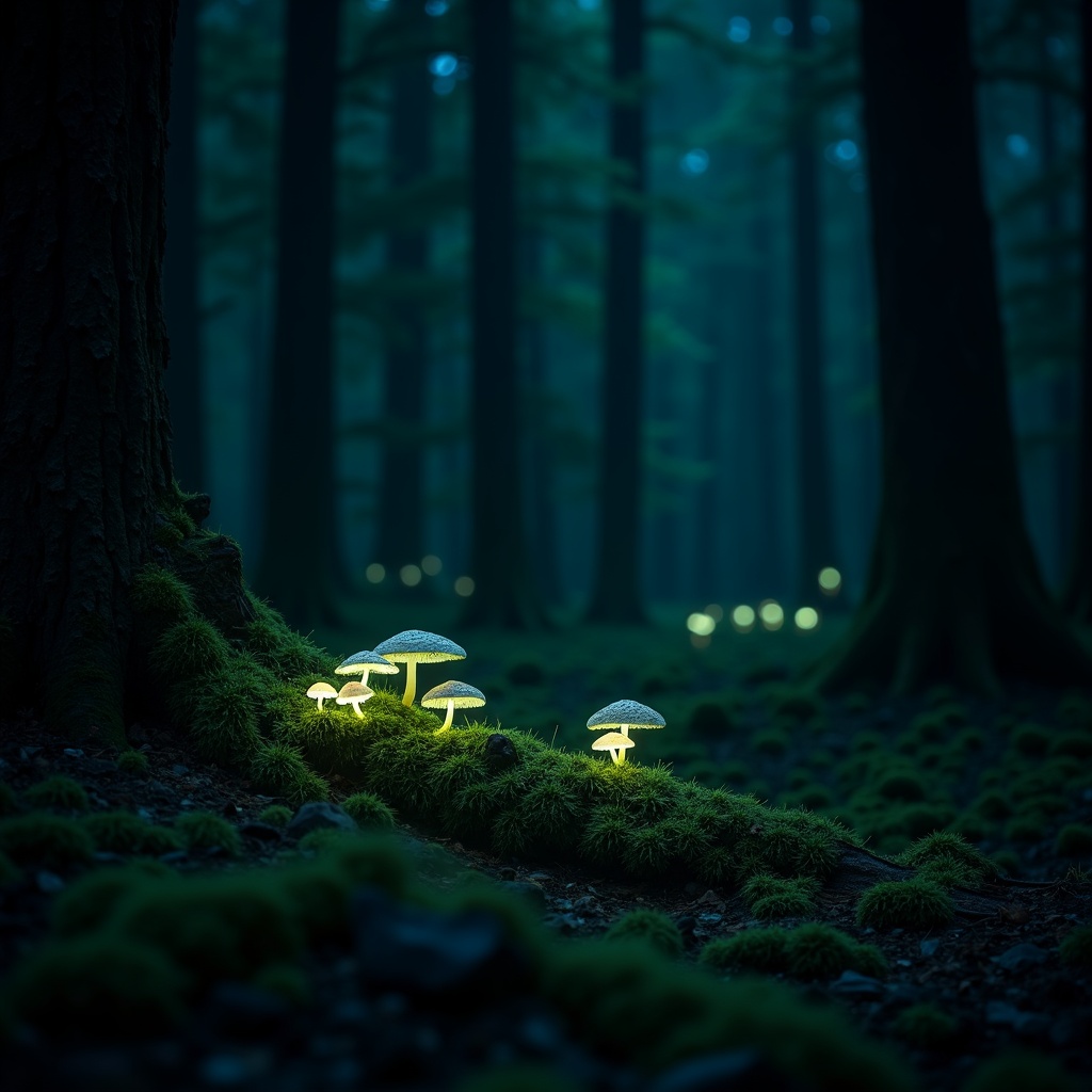 Funghi Bioluminescenti: Il Misterioso Bagliore che Rivela i Segreti del Bosco