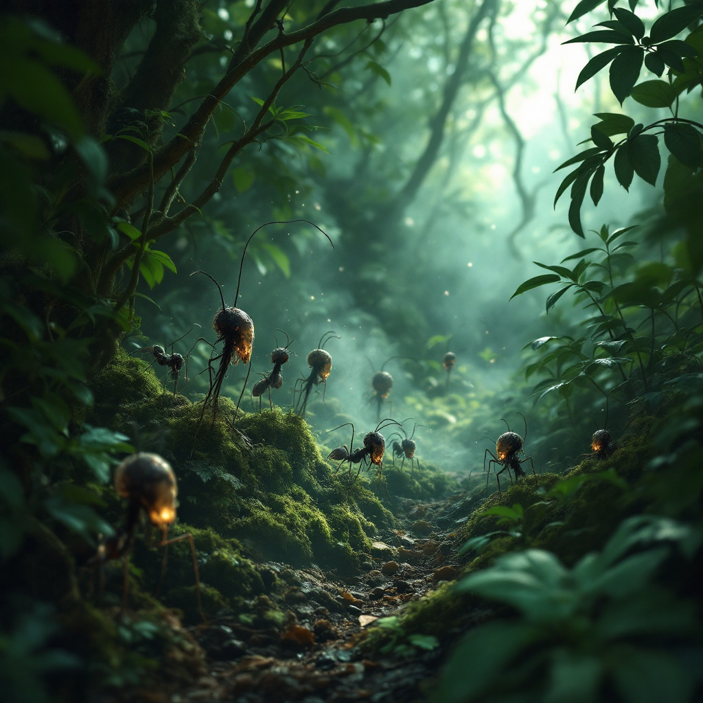 Fungo zombie Ophiocordyceps: il parassita che trasforma le formiche in zombie nelle foreste tropicali