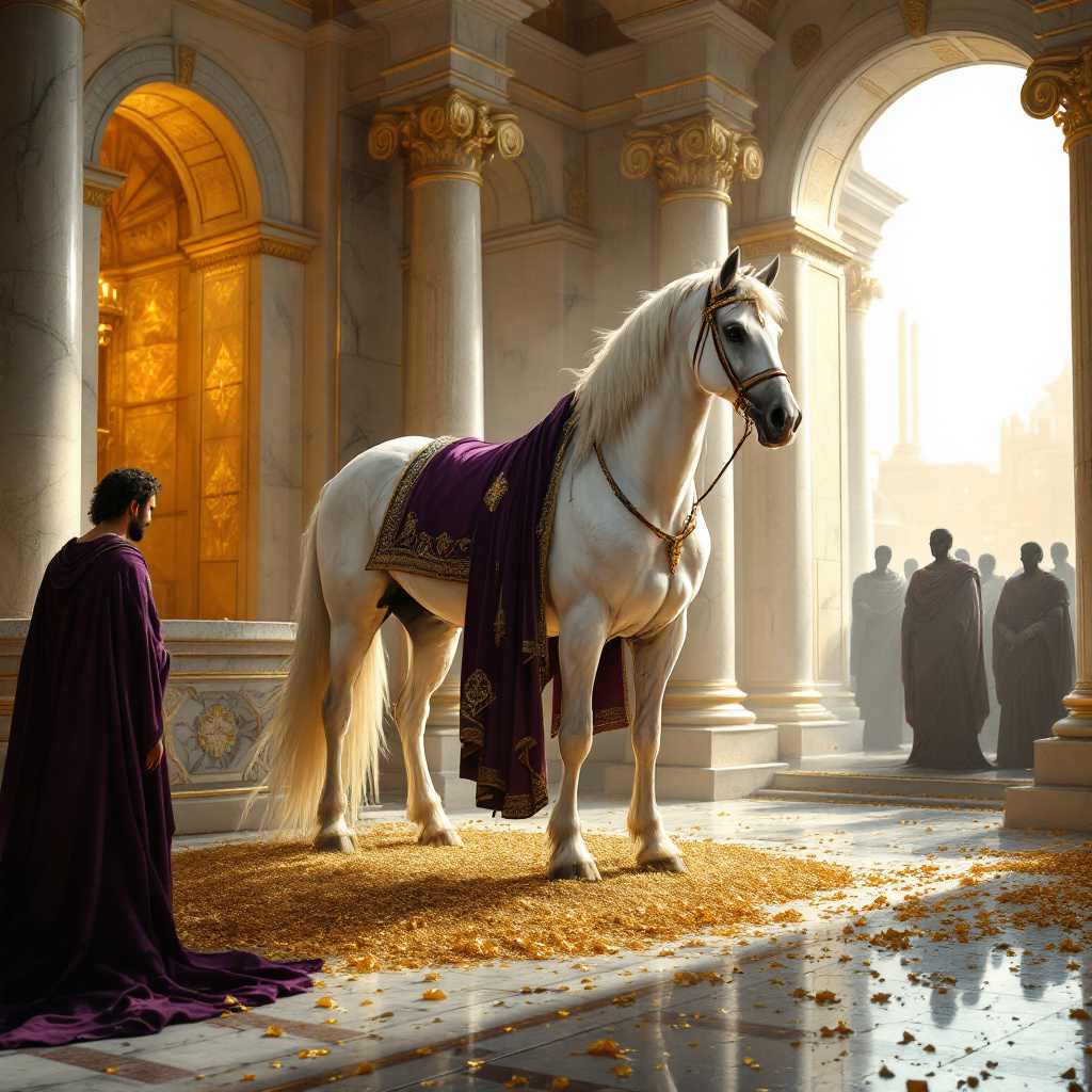 Incitatus e Caligola: la leggenda del cavallo console tra storia, potere e provocazione