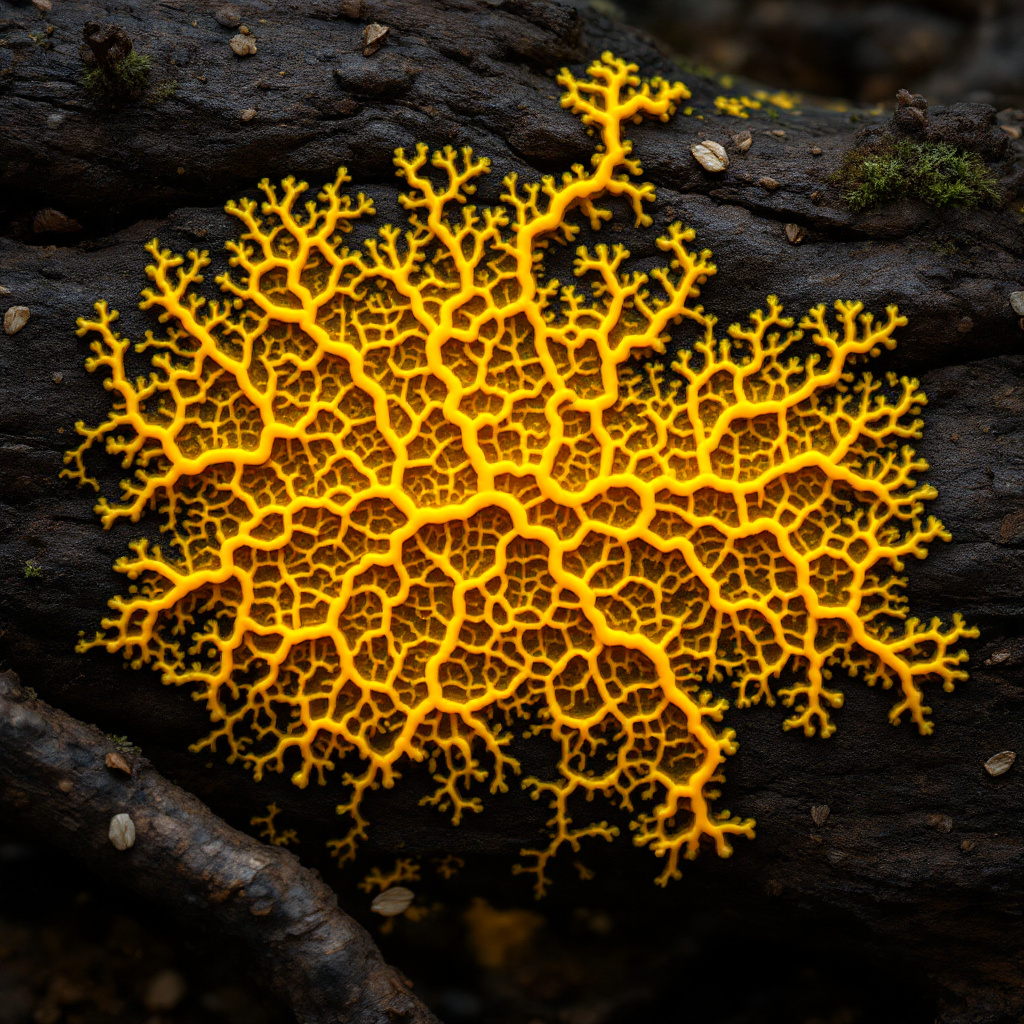 Physarum polycephalum: l’organismo unicellulare che risolve labirinti e progetta reti come una metropolitana