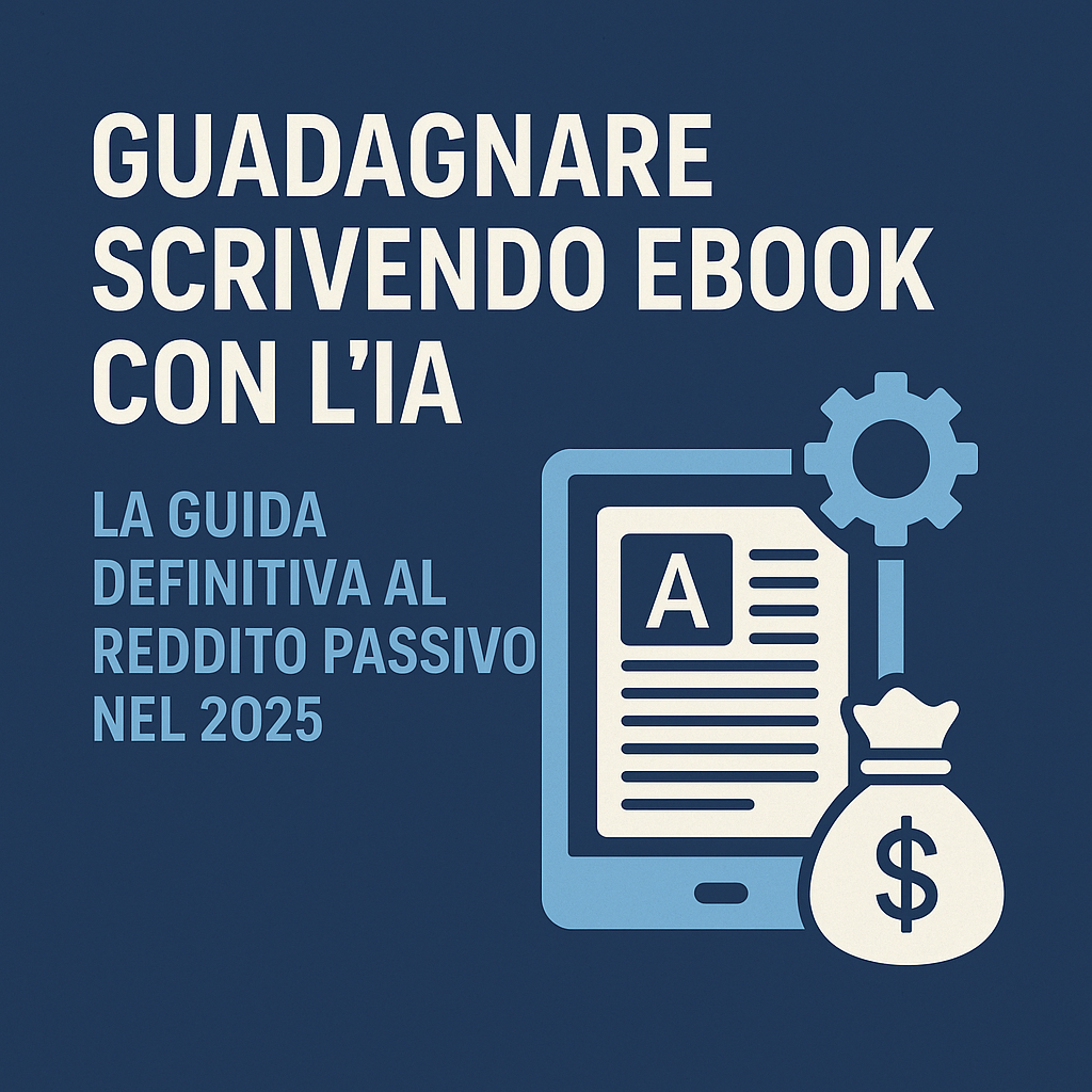 Guadagnare Scrivendo eBook con l’IA: La Guida Definitiva al Reddito Passivo nel 2025