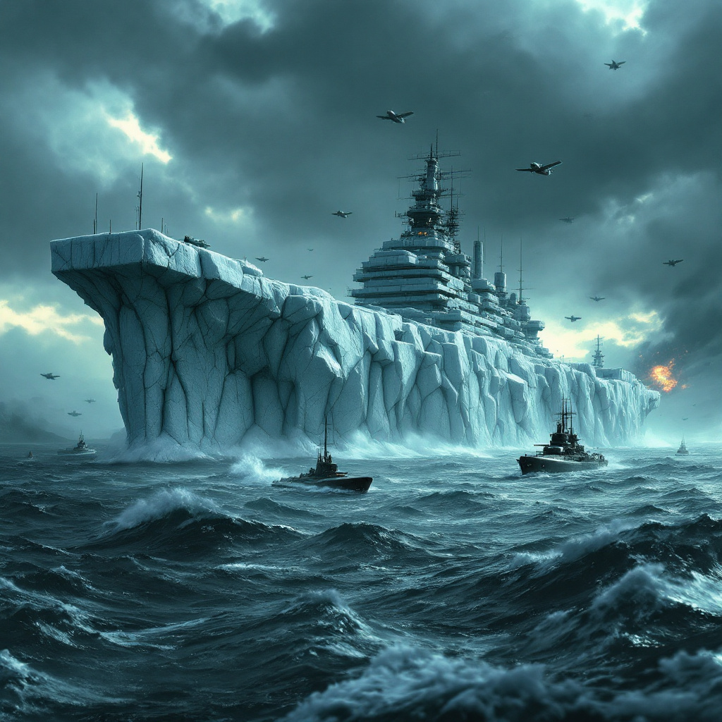 Progetto Habakkuk: La Colossale Portaerei di Ghiaccio che Churchill Voleva per Vincere la Battaglia dell’Atlantico