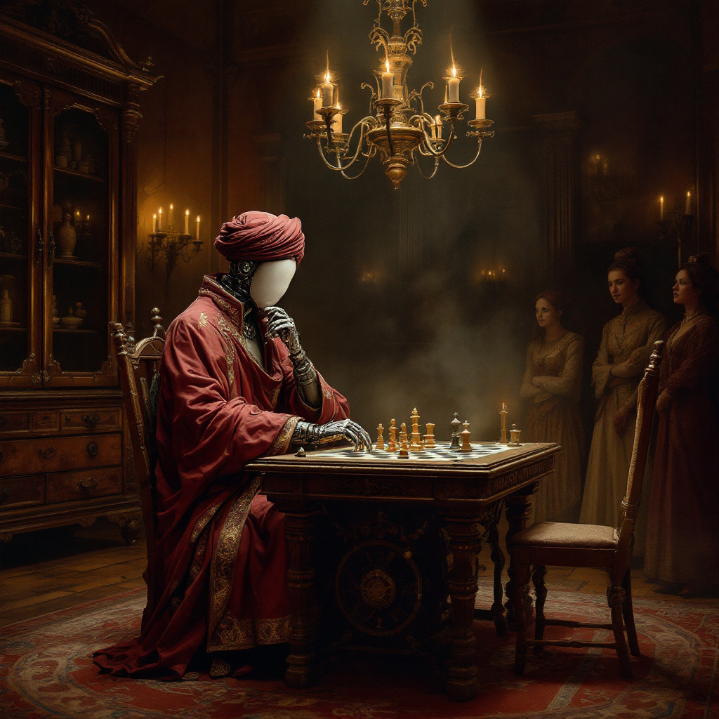 Il Turco Meccanico del 1770 che Ingannò il Mondo e Batté Napoleone a Scacchi