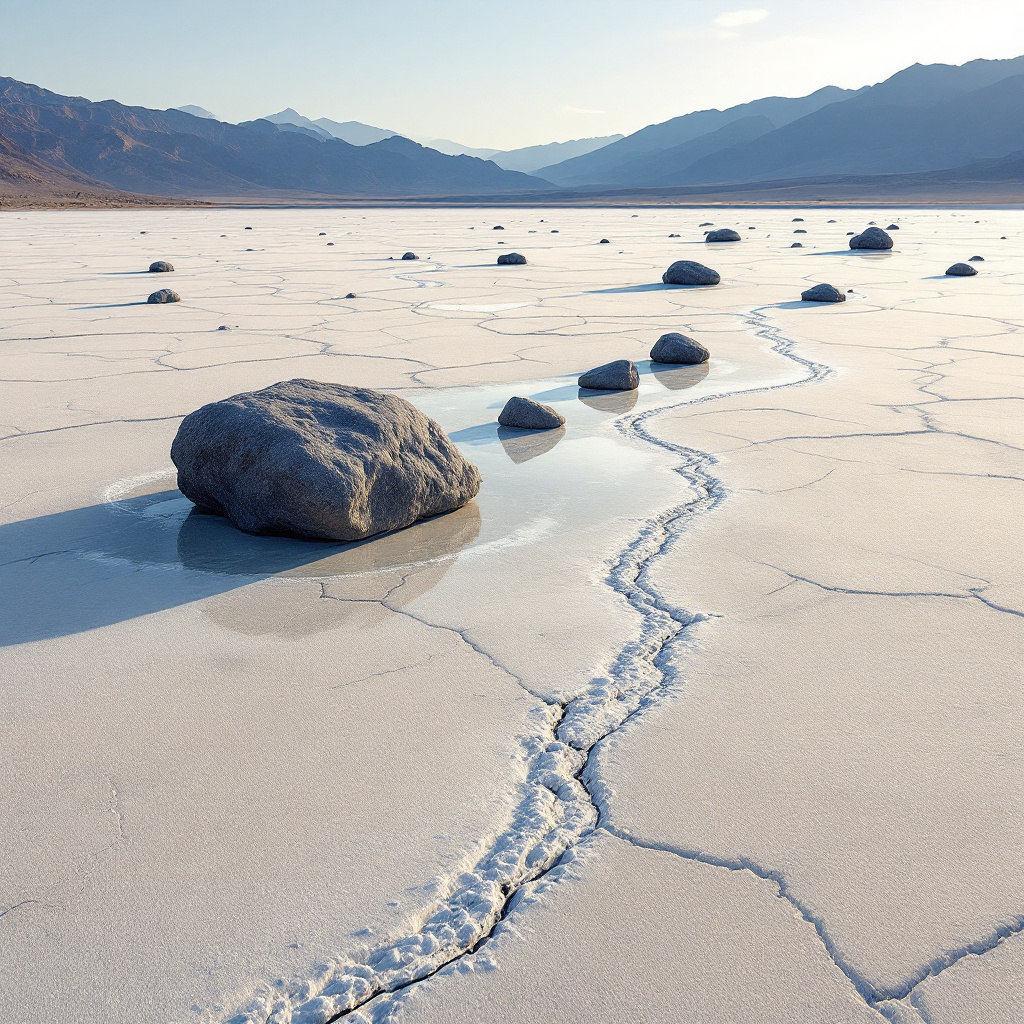 Pietre che si muovono da sole nel deserto della Death Valley il segreto delle Sailing Stones di Racetrack Playa