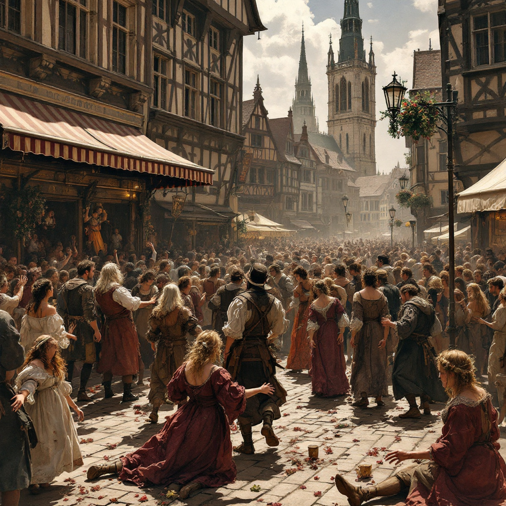 La misteriosa epidemia del ballo di Strasburgo del 1518: quando centinaia di persone danzarono fino alla morte