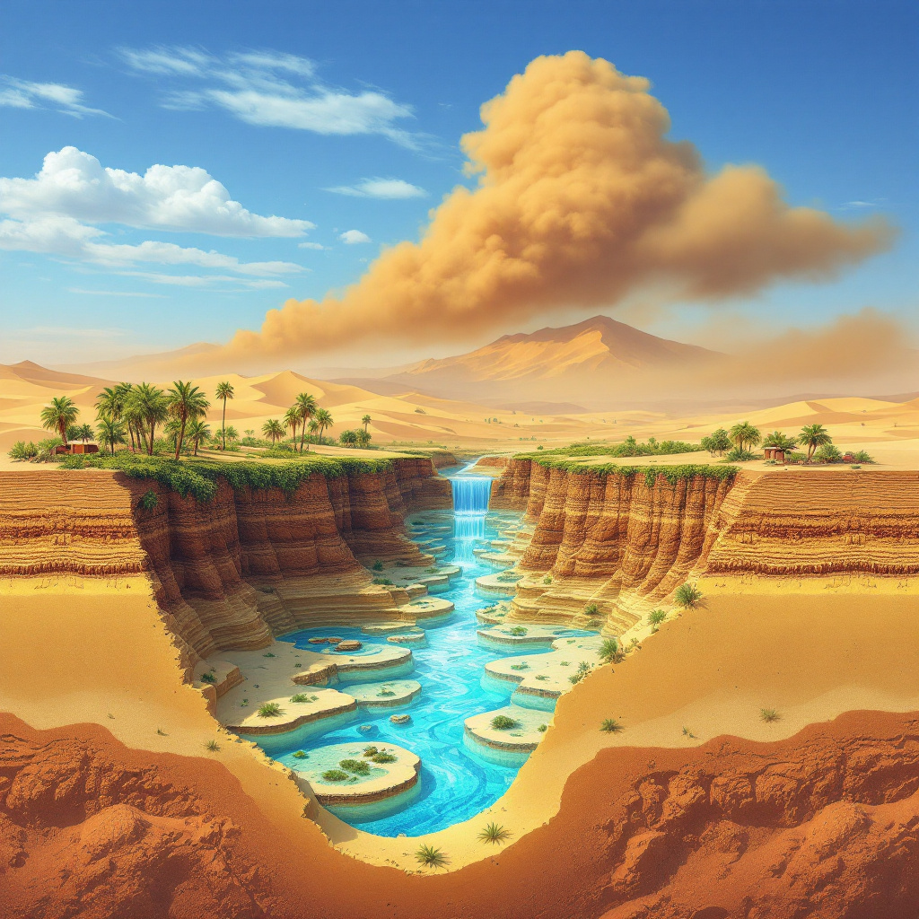 L’Oceano Sotterraneo del Sahara: Il Tesoro di Acqua Dolce Fossile che Cambiò la Storia del Deserto