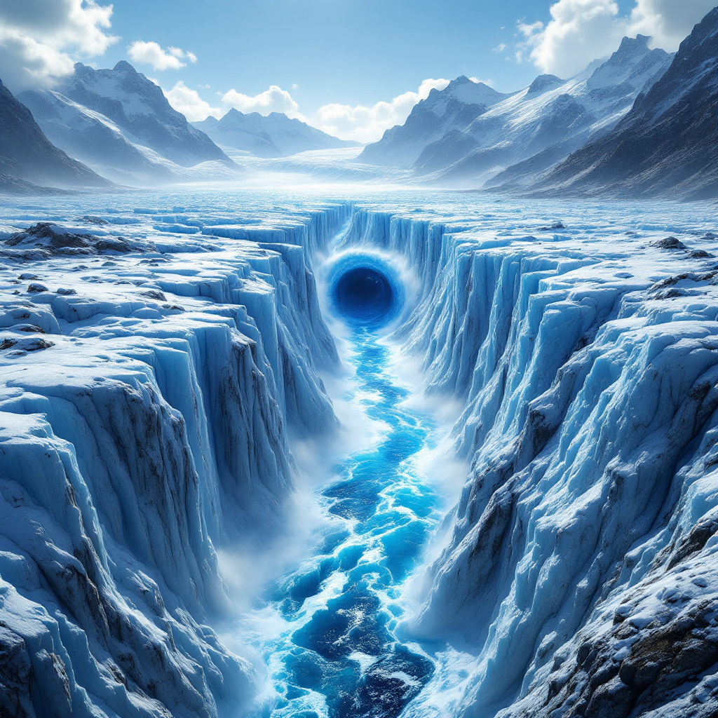 Ghiacciai Vivi e Autoriparanti Il Misterioso Potere di Autocura del Cuore di Cristallo della Terra