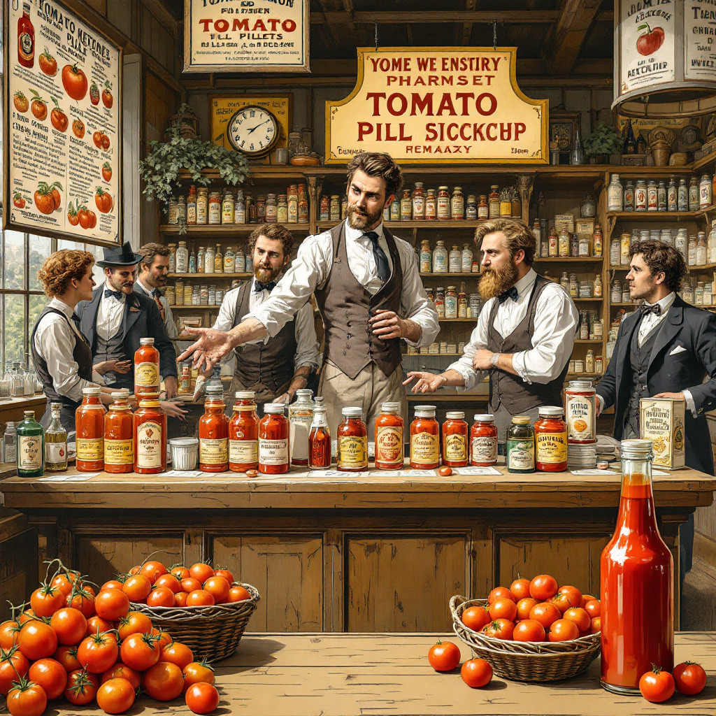 La guerra del ketchup ottocentesco tra pillole miracolose al pomodoro e truffe commerciali
