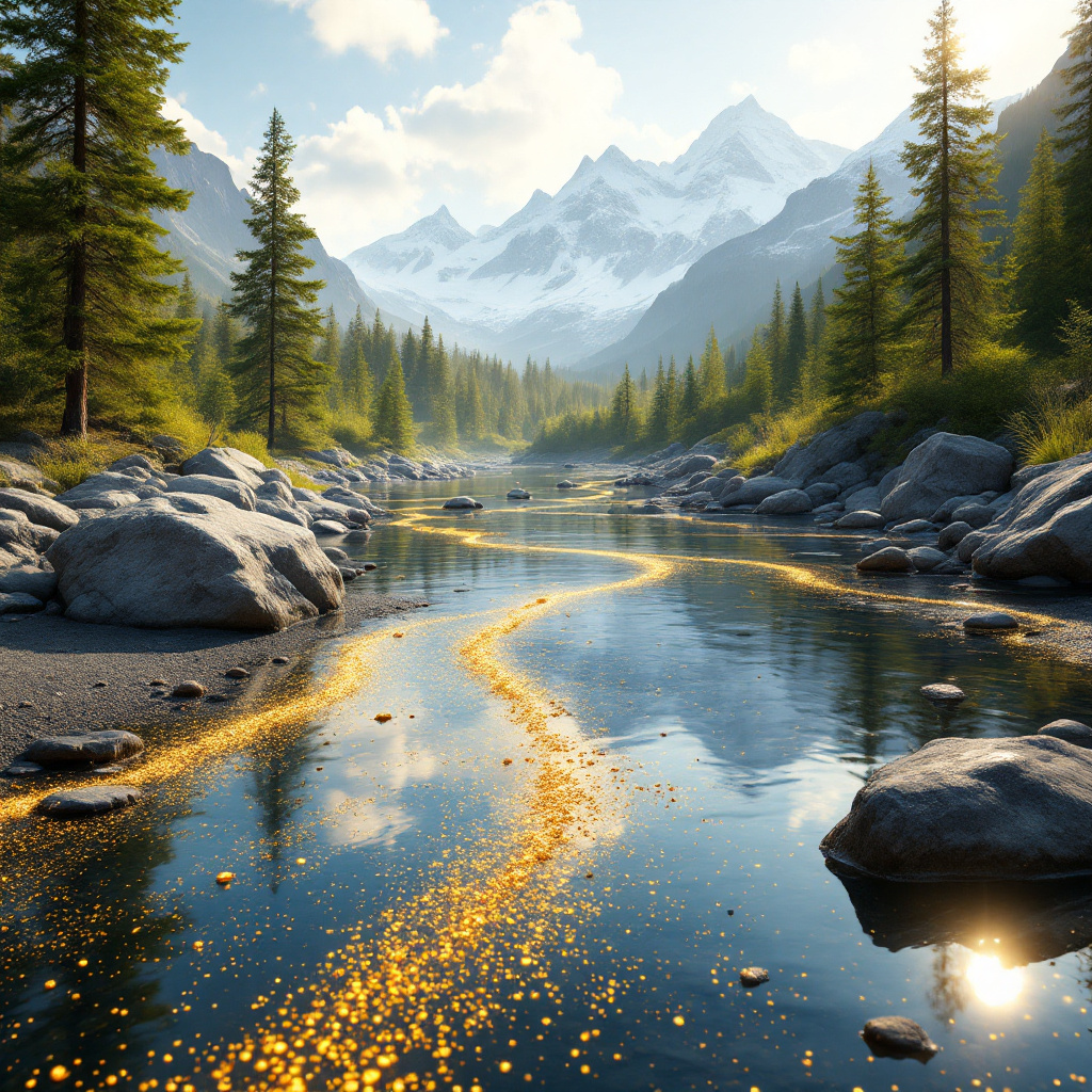 Oro nei Fiumi del Mondo: Origine, Luoghi e Segreti delle Particelle Dorate