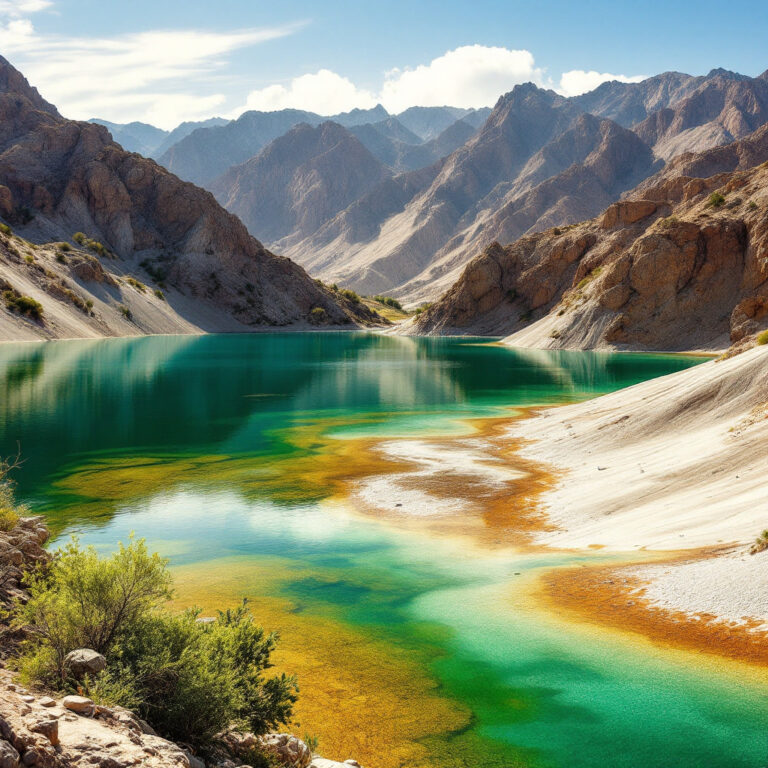 Lago di Latyan in Iran: il bacino artificiale che cambia colore e sapore con le stagioni