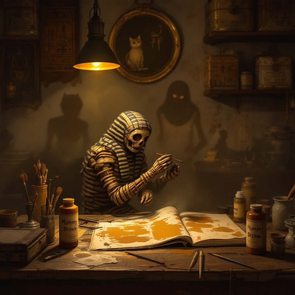 Marrone Mummia: Storia e Segreti del Pigmento Creato con Vere Mummie Egizie