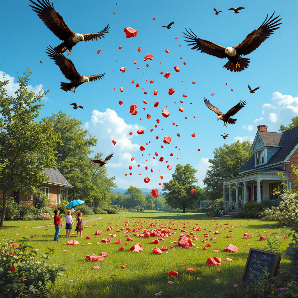 La Pioggia di Carne del Kentucky del 1876: Il Misterioso Fenomeno degli Avvoltoi
