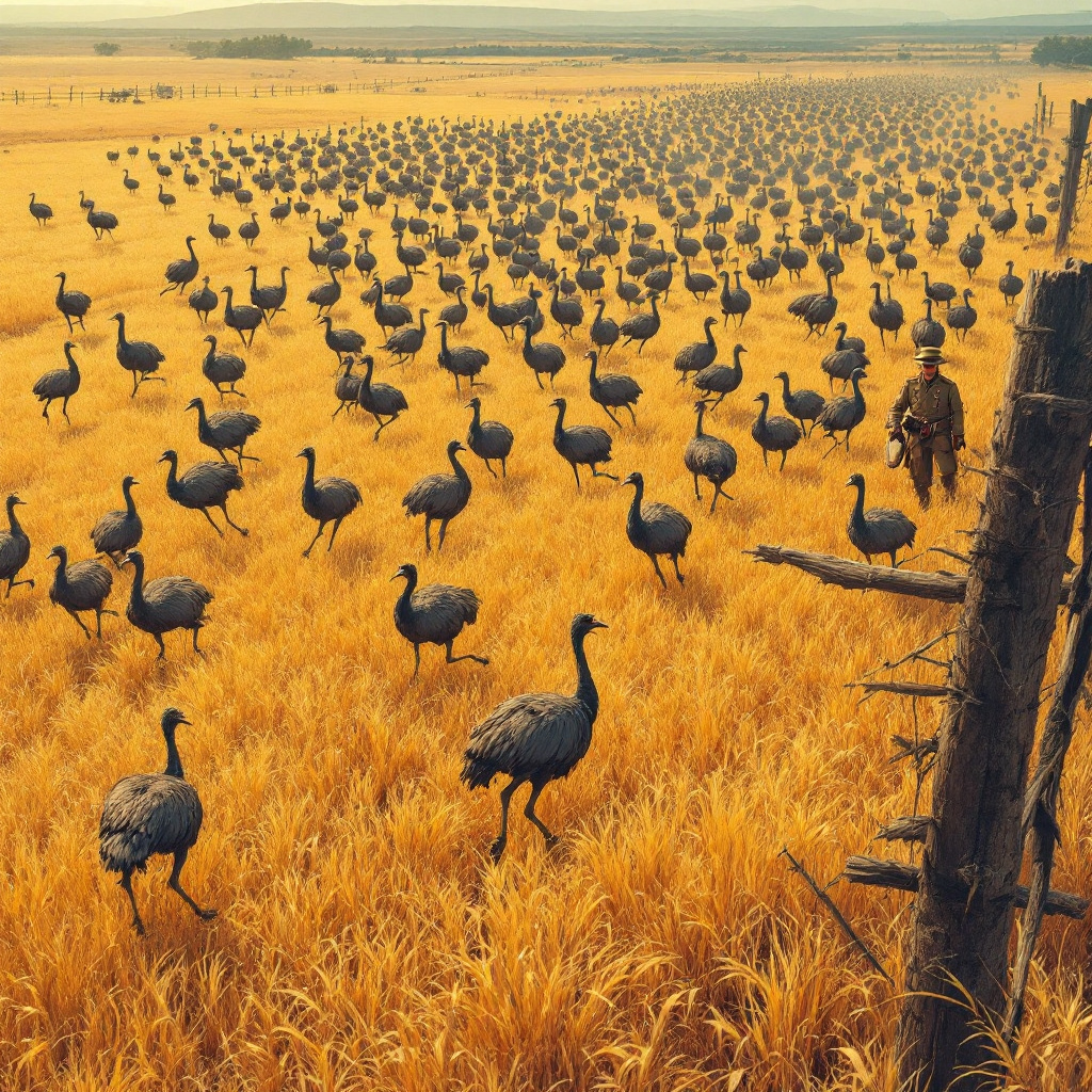 La sorprendente sconfitta dell’esercito australiano nella Grande Guerra contro gli emù