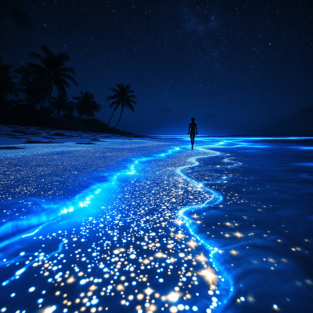 Mare di Stelle alle Maldive: il fenomeno naturale che illumina l’oceano di notte