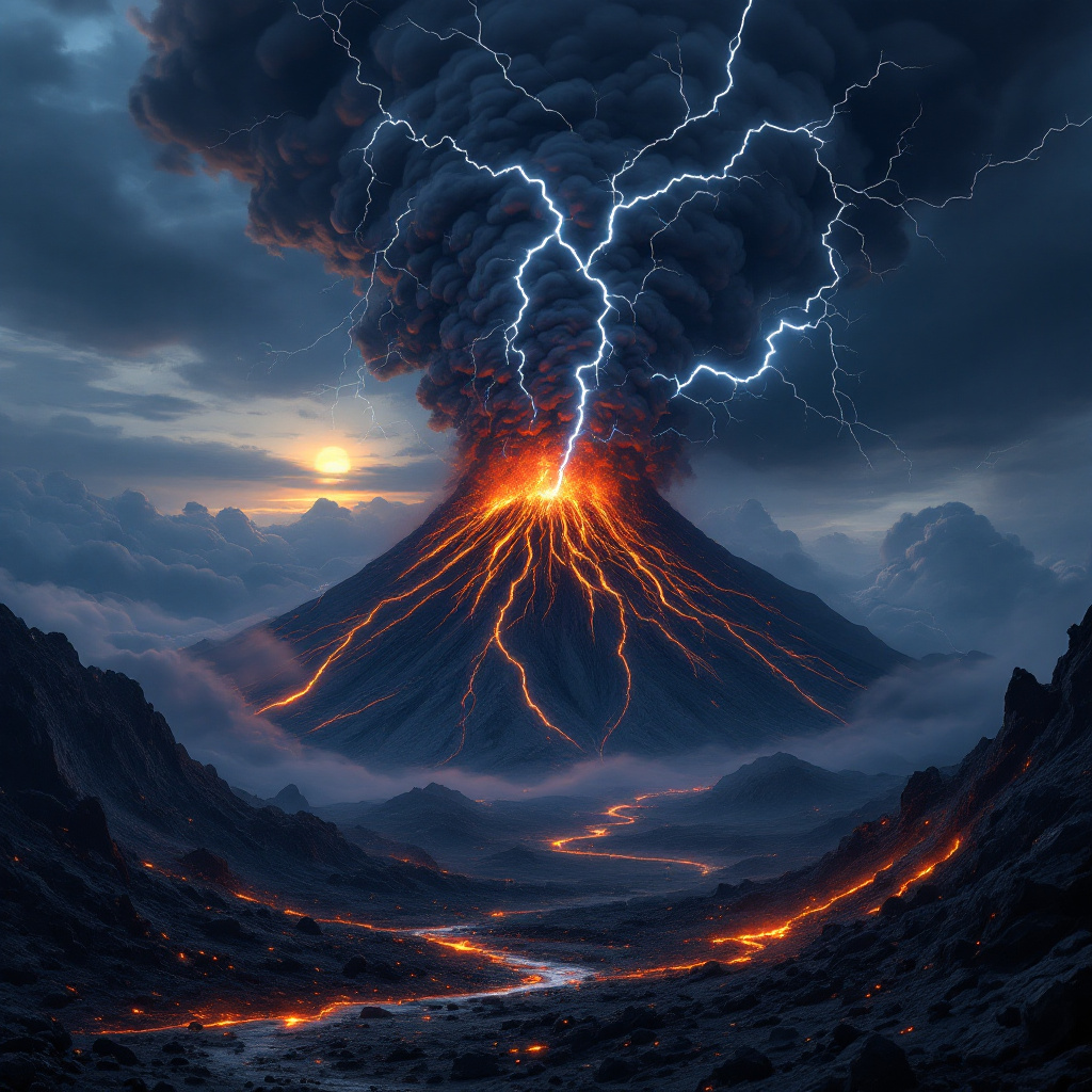 Fulmini Vulcanici: La Batteria Primordiale che Accese la Vita sulla Terra