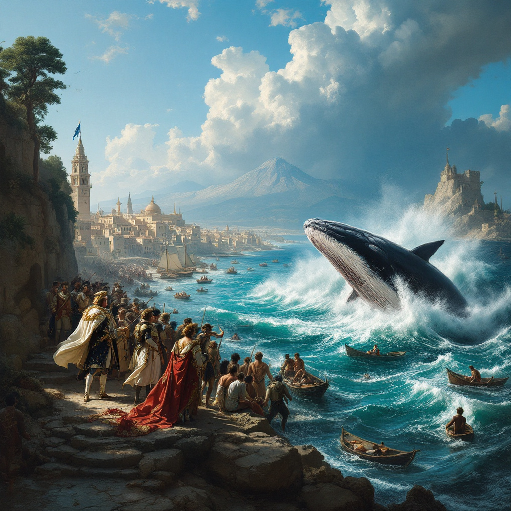 Quando il Re di Napoli dichiarò guerra a una balena