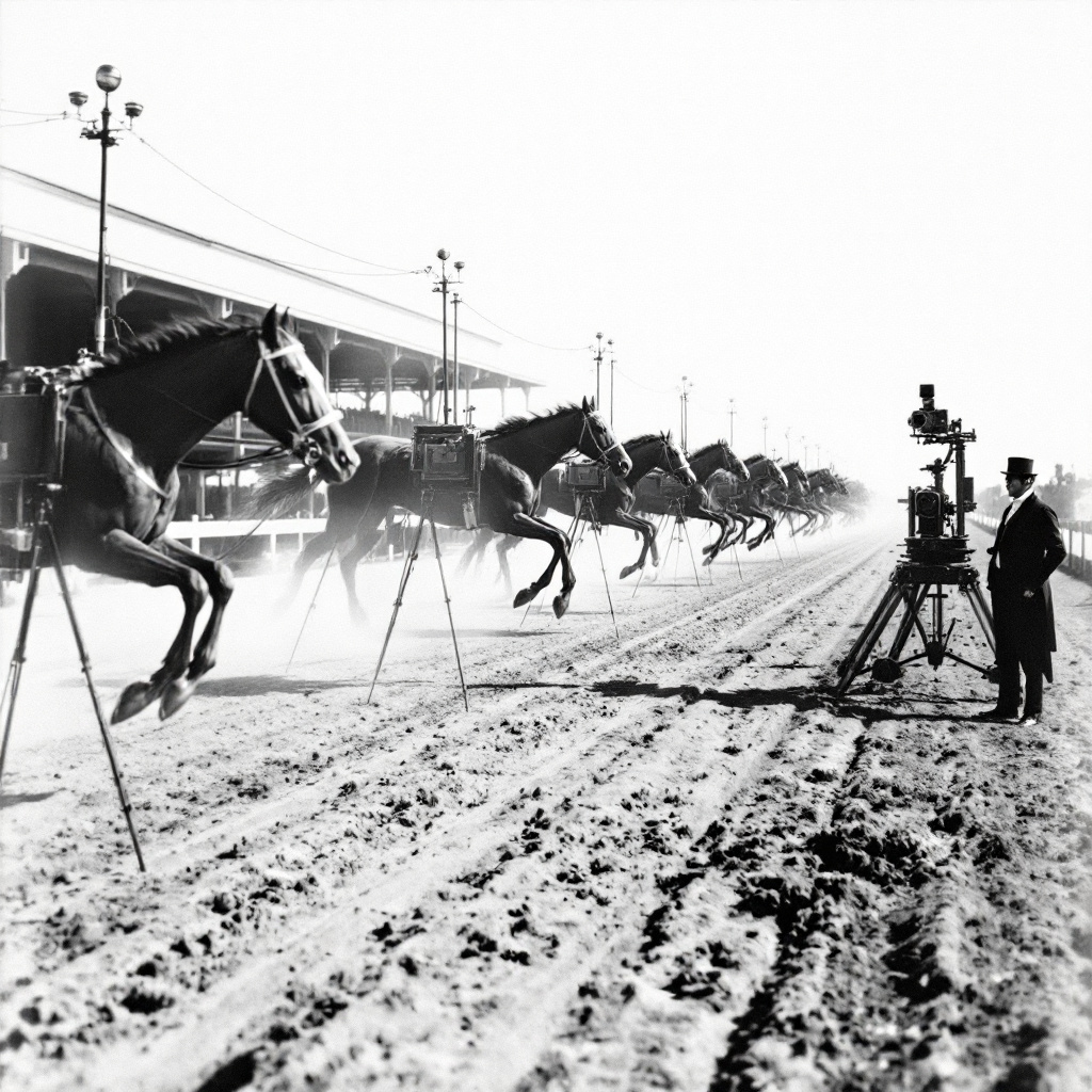 Eadweard Muybridge e la corsa sospesa che diede vita al cinema