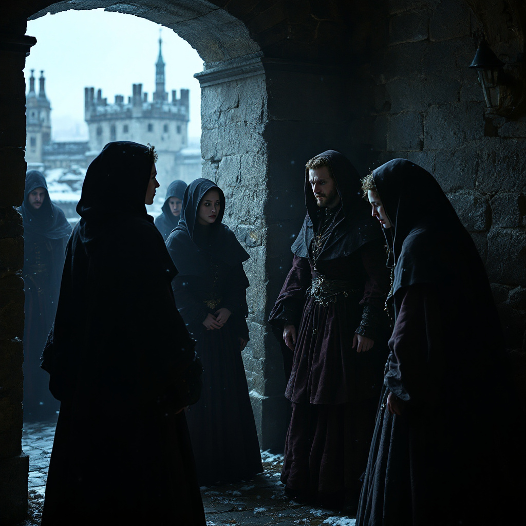 La fuga del conte di Nithsdale travestito da dama dalla Torre di Londra