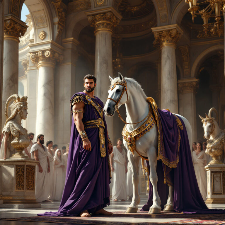 Incitatus, il cavallo console di Caligola: potere, follia e provocazione nell’antica Roma