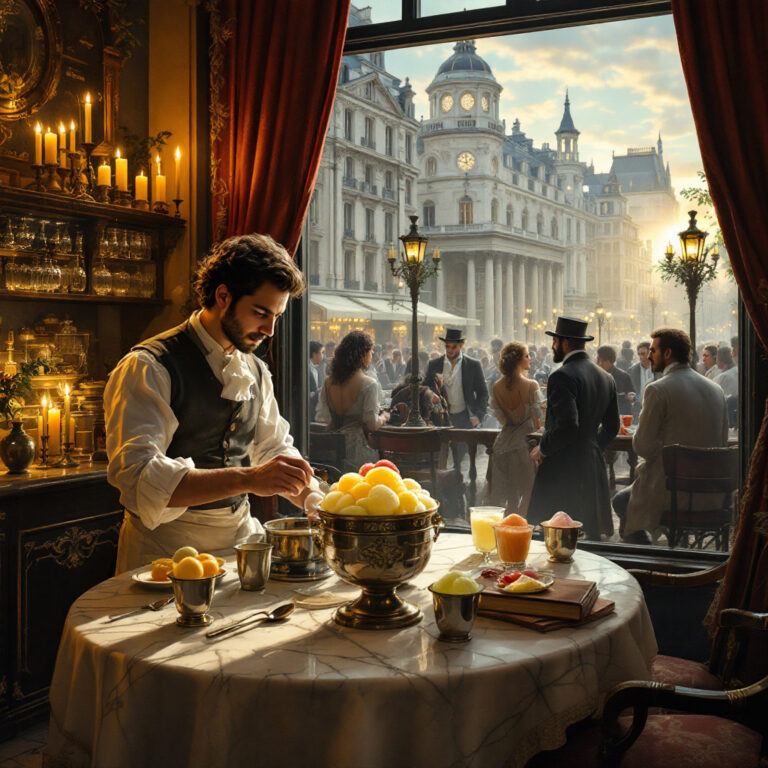 Francesco Procopio dei Coltelli: il gelataio siciliano che inventò il sorbetto, conquistò Parigi e sfidò il Re Sole con il gusto del freddo