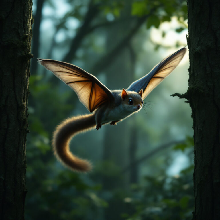 Il segreto degli scoiattoli volanti: come il patagio trasforma un salto in un volo di precisione tra gli alberi