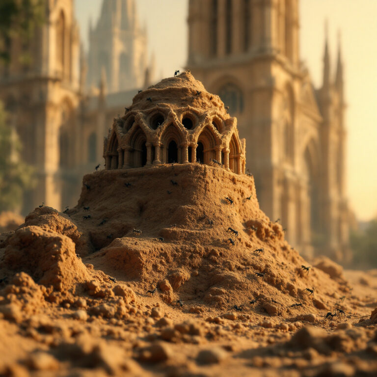 Il segreto delle formiche costruttrici: il biocemento naturale che sfida l’ingegneria umana