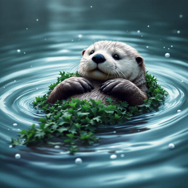 Il segreto della pelliccia della lontra di mare: un airbag naturale tra calore e galleggiamento
