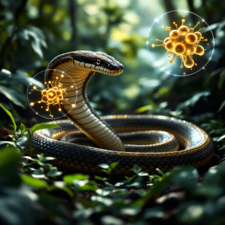 Il segreto dell’immunità del cobra reale: come i suoi muscoli respingono il veleno sfruttando l’evoluzione molecolare
