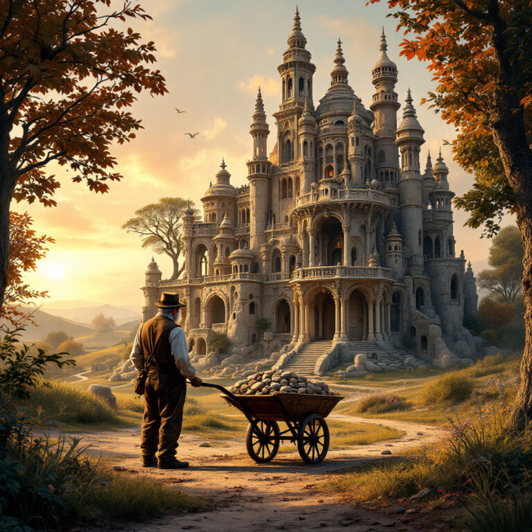 Ferdinand Cheval, il postino francese che costruì il Palais Idéal pietra dopo pietra per 33 anni