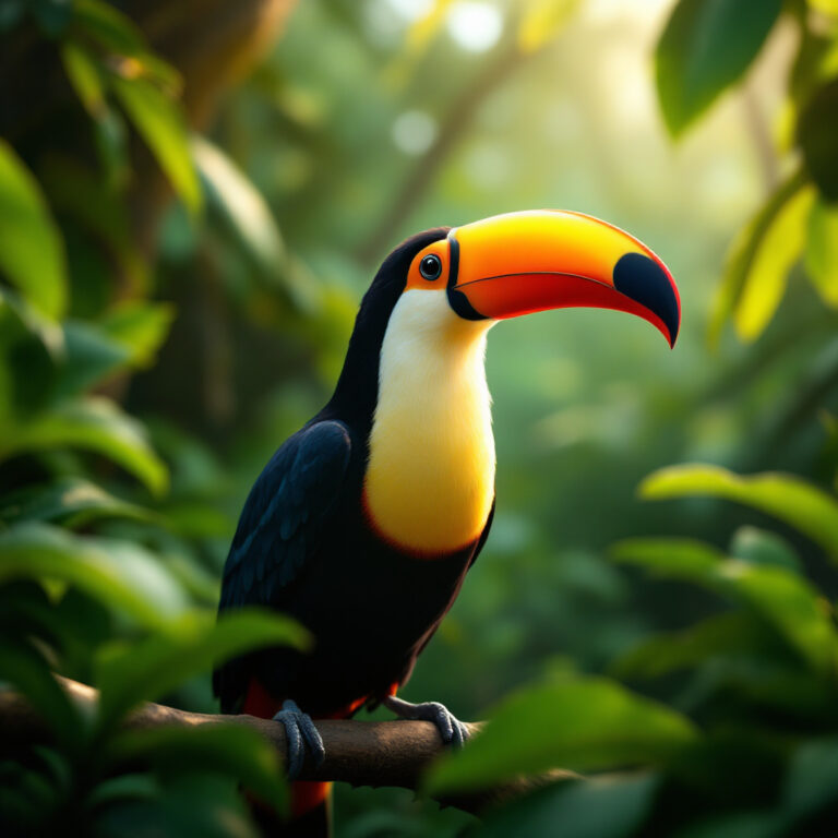 Il segreto del tucano: come il suo becco gigante funziona da radiatore biologico per sopravvivere ai tropici