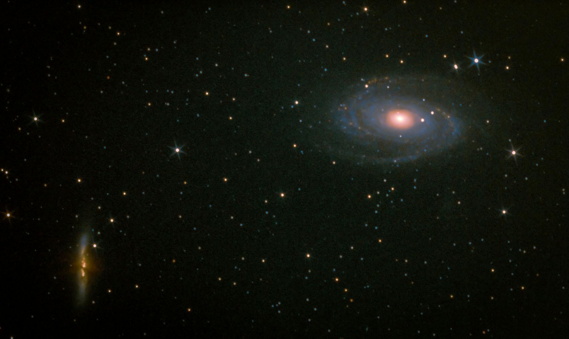 Sistema stellare nello spazio profondo