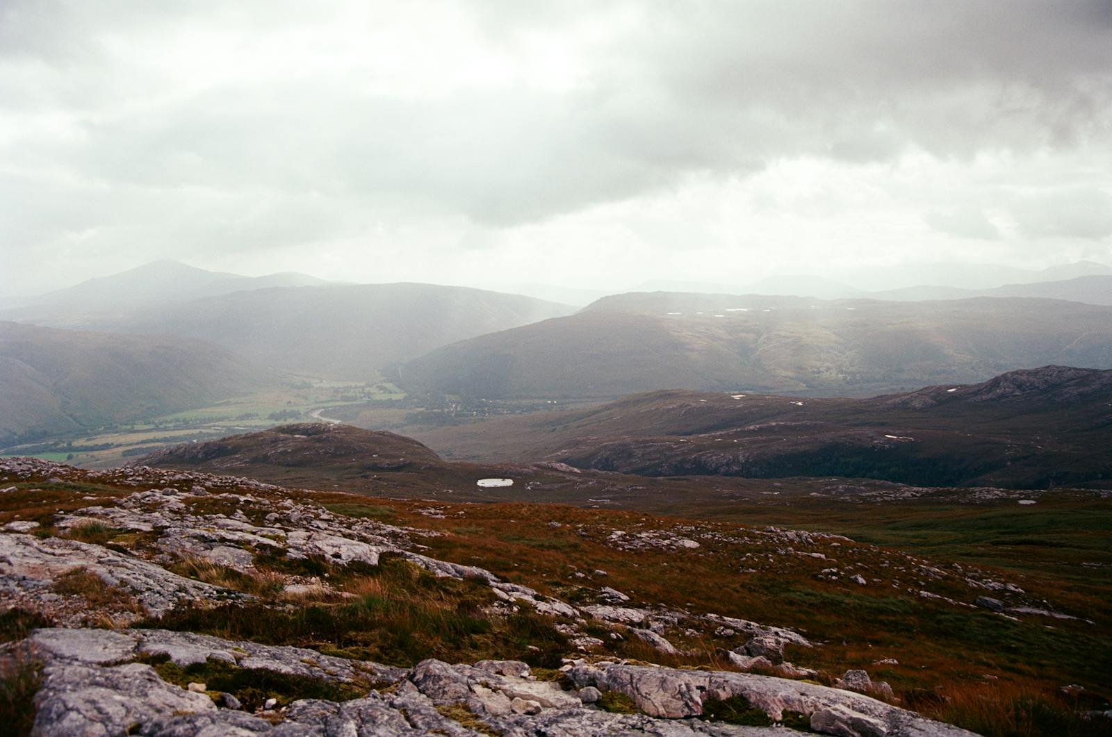 Paesaggio delle Highlands scozzesi, area di origine delle aquile da traslocare